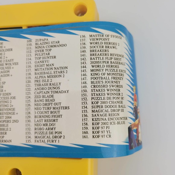 SNK neo geo mvs 161 in 1 multi game Cartridge - Picture 9 of 10